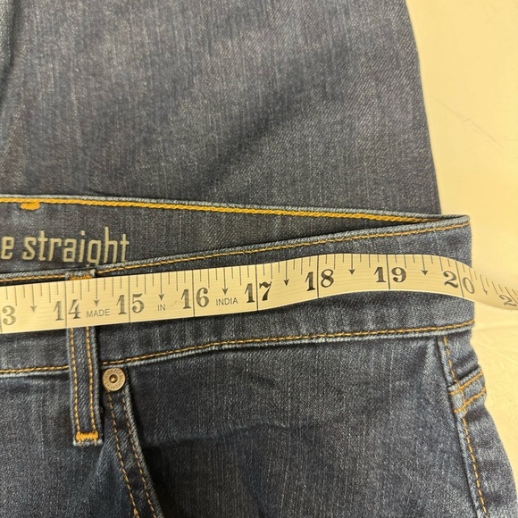 7 For All Mankind Blue Straight Men's Jeans - Picture 7 of 8